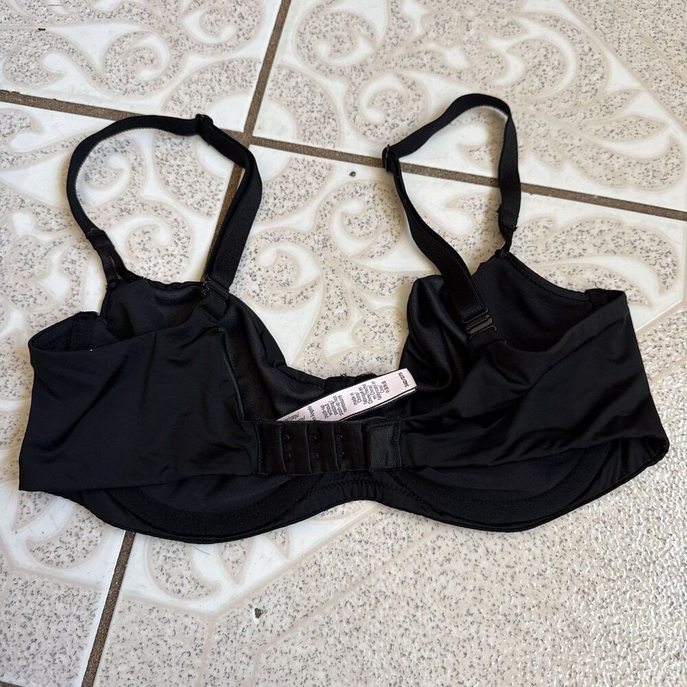 Victoria's Secret Dream Angels Push-Up No Padding Black Bra 34D - Picture 2 of 3